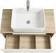Акватон Тумба с раковиной Либерти 90 Mila 50 белая/дуб эльвезия – фотография-16