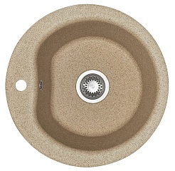 Акватон Кухонная мойка Мида песочный – фотография-1