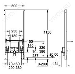 Grohe Система инсталляции Rapid SL 38553001 – фотография-2