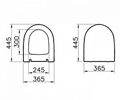Vitra Крышка-сиденье Sento 120-003-009 с микролифтом – фотография-3