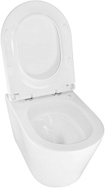 Azario Унитаз подвесной Lander AZ-2802E безободковый белый – фотография-8