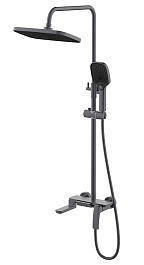 Azario Душевая стойка Conda AZ-K2311GR серый графит – фотография-1