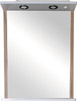 ASB-Mebel Зеркало Альпина 60 белое/дуб золотой