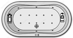 Kolpa San  Комплект гидро-аэромассажа Kolpa San Libero Superior (массаж: боковой, аэромассаж) – фотография-1