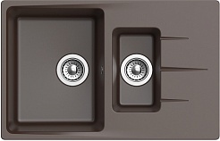 Ewigstein Мойка кухонная Gerd 60KF шоколад – фотография-2