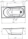 Marka One Акриловая ванна Atlas 150x70 – картинка-10