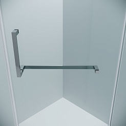 Grossman  Душевой уголок Pragma 90x90x195 профиль хром стекло прозрачное – фотография-10