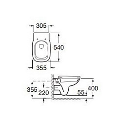 Roca Унитаз подвесной Debba 346997000 – фотография-2