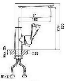 D&K Смеситель "Lessing Rhein DA1322401" для кухонной мойки – фотография-2