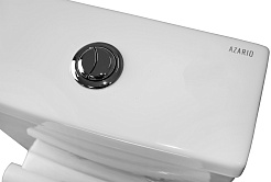 Azario Унитаз-моноблок Zeno AZ-1169 безободковый с бачком с сиденьем микролифт белый – фотография-13