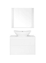 Style Line Зеркало Монако 80 осина бел/бел лакобель – фотография-3