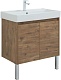 Aquanet Тумба с раковиной Nova Lite 75 2 дверцы подвесная дуб рустикальный – фотография-24