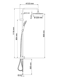 WasserKRAFT Душевой комплект A039 – фотография-6