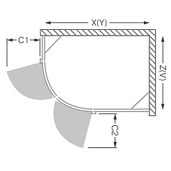 Roltechnik Душевой уголок "GR2 1200x800" R – фотография-7