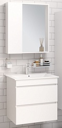 Runo Мебель для ванной Манхэттен 65 белая – фотография-1