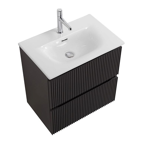 BelBagno Тумба под раковину Uno mini 50 подвесная Темно-Серый матовый – фотография-4