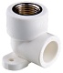 Политэк Угольник PPR белый с креплением ВР 25 х 1/2" (437409) – фотография-5
