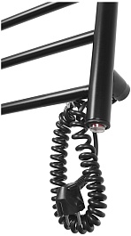 Domoterm Полотенцесушитель электрический Аврора DMT 109-5 50x71 ЧРН EK R черный – фотография-3