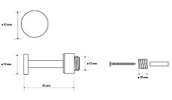 Bemeta Крючок хром Omega 104206023 – фотография-2