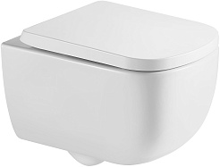 Azario Унитаз подвесной Campo AZ-1883WH безободковый белый – фотография-1