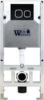 WeltWasser Инсталляция для унитаза Amberg 506 ST BL с черной матовой клавишей смыва