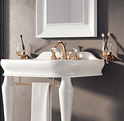 Webert Смеситель Karenina KA750101010 золото, для раковины – фотография-4