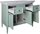 ASB-Woodline Тумба с раковиной Гранда 105 verde фисташка – фотография-11