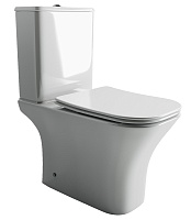 Ceramicanova Унитаз напольный Alfa Rimless CN9002 белый CN9002