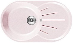 Granfest Мойка кухонная Rondo GF-R750L Светло-розовый – фотография-1