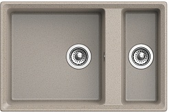 Granfest Мойка кухонная GF-LV-760K песочный – фотография-2