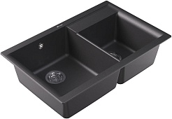 Florentina Мойка кухонная Касси 780 черная – фотография-2