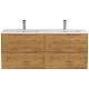 BelBagno Тумба с раковиной Etna 120 с 4 ящиками подвесная Rovere Nature – фотография-21