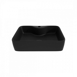 Teymi Раковина накладная в ванную Helmi S 48 чёрный матовый T50297 – фотография-3