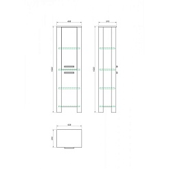 Какса-а Пенал для ванной Лидер – фотография-2