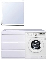 Style Line Мебель для ванной Даллас 140 L Люкс Plus белая