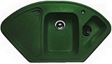 Granfest Мойка кухонная Corner GF-C1040E Зеленый угловая