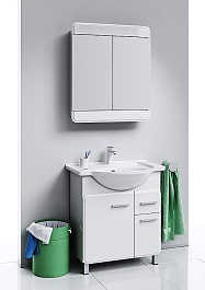 Aqwella Тумба с раковиной Корсика 75 – фотография-4