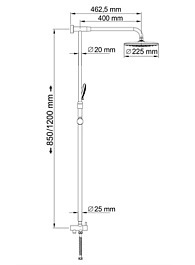 WasserKRAFT Душевой комплект A066 – фотография-7