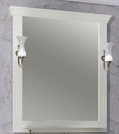 Opadiris Зеркало для ванной Риспекто 85 слоновая кость – фотография-1