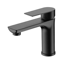 Frap Смеситель для раковины H806-6 F10806-6 черный – фотография-1