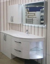 De Aqua Тумба с раковиной Трио Люкс 90 L – фотография-13