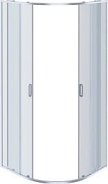 Aquatek Душевой уголок Ария 90x90 AQ ARI RO 09020CH профиль хром стекло прозрачное – фотография-2