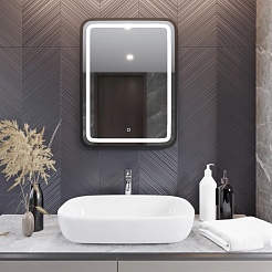 Mixline Зеркало Премьер Мальта-лофт 60 черное – фотография-6