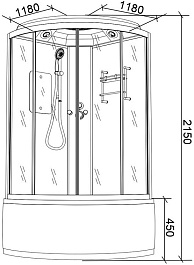 Parly Душевая кабина BN118P – фотография-3