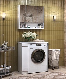 Vigo Тумба Urban 200-1-0 со столешницей под стиральную машину белая – фотография-6