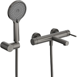 Cezares Смеситель для вынны с душем Relax RELAX-VD-GM оружейная сталь – фотография-2