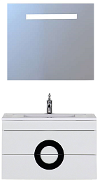 De Aqua Мебель для ванной Форма 80, зеркало Экстра EXT 80 F – фотография-1