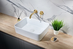 Milacio Смеситель для раковины чаши Ultra MCU.552.GD встраиваемый нержавеющая сталь – фотография-5