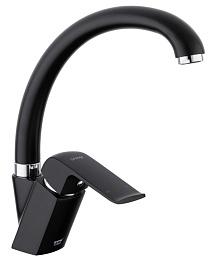 Gappo Смеситель для кухни 35к G4150 чёрный – фотография-1