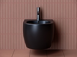 Ceramicanova Подвесное биде Play CN3002MB чёрное матовое – фотография-2